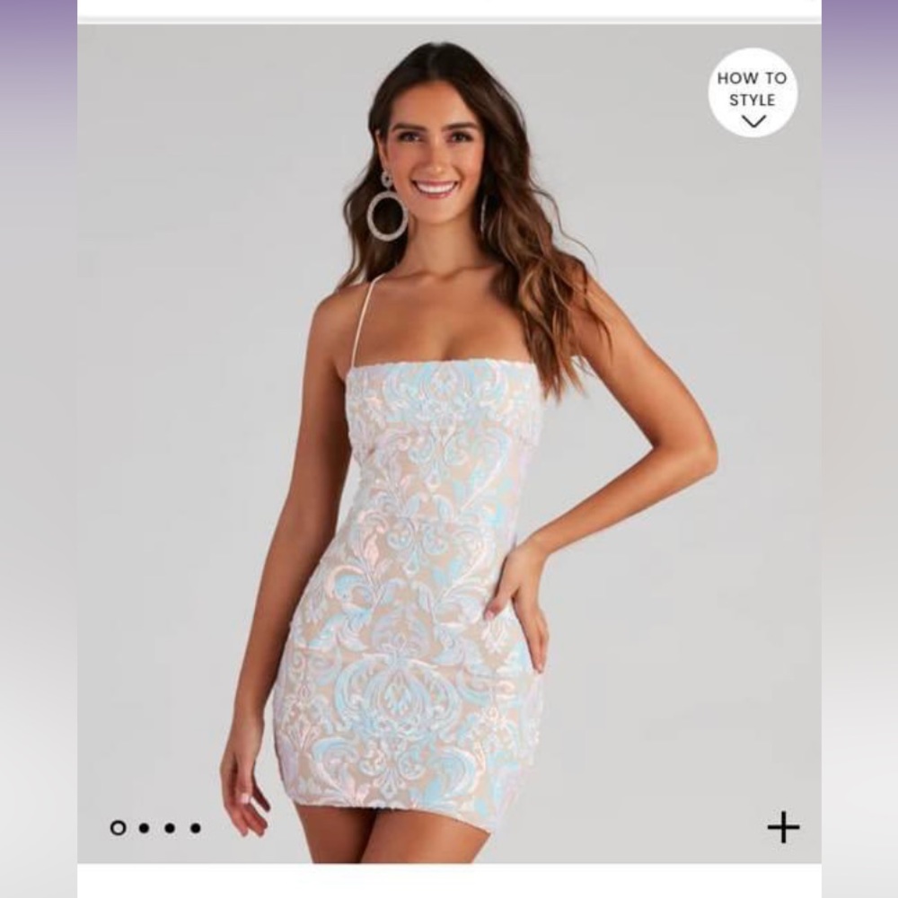 Sequin mini dress